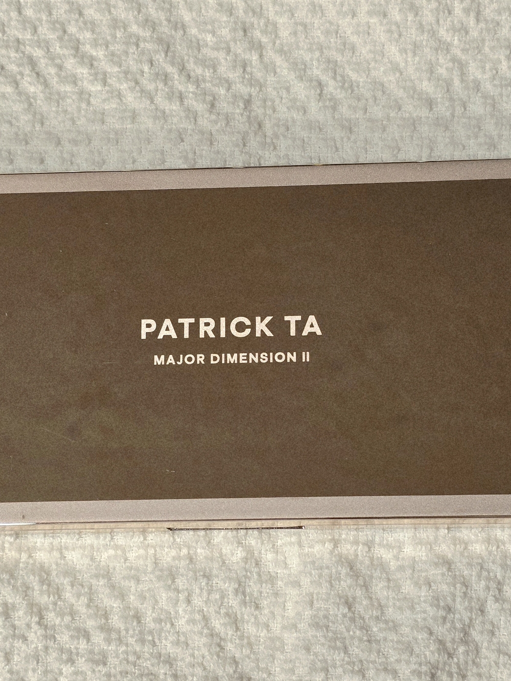 Patrick Ta Major Dimension II Eyeshadow Palette -Rose Gold *Read Listing*